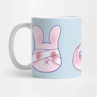 three wise bunnies Mug